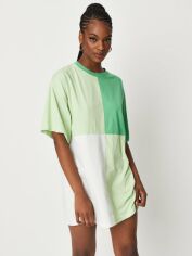 Акция на Сукня-футболка міні літня жіноча Missguided DD930447 32 Зелена от Rozetka