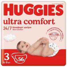 Акція на Подгузники детские Huggies Ultra Comfort 3 5-8кг Jumbo 56шт від MOYO