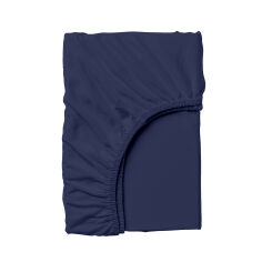 Акція на Простынь на резинке Cosas Dark Blue 140х200 см від Podushka