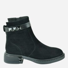 Акция на Жіночі черевики високі Blizzarini S1080-83-R019B 35 22.5 см Чорні от Rozetka