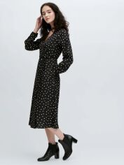 Акція на Сукня на запах міді осіння жіноча Uniqlo 347992296 L Чорна від Rozetka