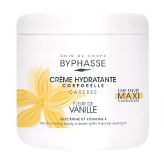Акція на Зволожувальний крем для тіла Byphasse Creme Hydratante з екстрактом ванілі, 500 мл від Eva