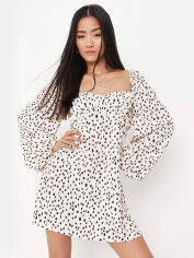 Акція на Плаття коротке літнє жіноче Missguided D1003447 36 Бежеве від Rozetka