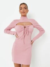 Акція на Сукня коротка осіння жіноча Missguided D1002289 36 Рожева від Rozetka