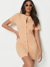 Акція на Сукня-футболка коротка жіноча Missguided YDE935473 38 Персикова від Rozetka