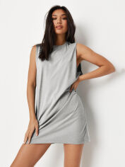 Акція на Сукня коротка літня жіноча Missguided DD923989 34 Сіра від Rozetka