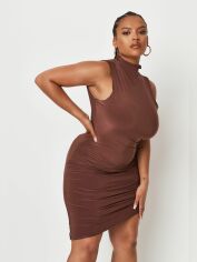 Акція на Сукня коротка літня жіноча Missguided VX1788519 44 Коричнева від Rozetka
