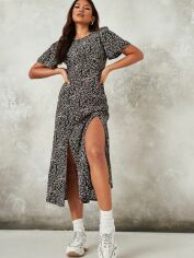Акція на Сукня-футболка міді жіноча Missguided DD925568 36 Чорна від Rozetka