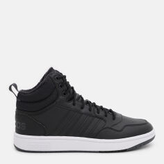 Акція на Чоловічі зимові черевики Adidas Hoops 3.0 Mid Wtr GZ6679 46 (11UK) 29.5 см Cblack/Cblack/Ftwwht від Rozetka