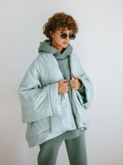 Акция на Куртка зимова жіноча Seventeen 2020-1.5242 One Size М'ятна от Rozetka