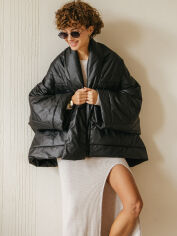 Акція на Куртка зимова жіноча Seventeen 2020-1.5248 One Size Чорна від Rozetka