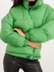 Акция на Куртка зимова коротка жіноча Pattaya 358558941 XL Зелена от Rozetka