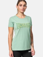 Акция на Футболка жіноча Lonsdale 117499-5052 L Світло-Зелена от Rozetka