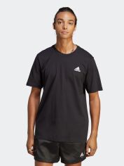 Акция на Футболка чоловіча Adidas Sportswear M Sl Sj T IC9282 M Black от Rozetka