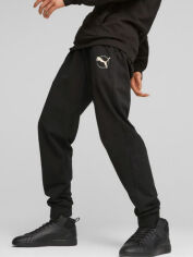 Акция на Спортивні штани утеплені чоловічі Puma Better Sportswear Sweatpants TR CL 67606501 S Black от Rozetka