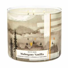 Акція на Ароматична свічка Bath & Body Works Candle Mahogany Vanilla, 411 г від Eva