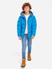 Акция на Дитяча демісезонна куртка для хлопчика Minoti 15coat 22 39592JNR 92-98 см Блакитна от Rozetka