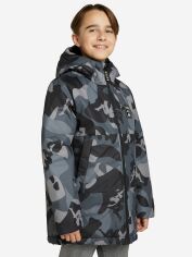 Акція на Куртка зимова дитяча Kappa Boys' Jacket 123817-B1 158-164 см Чорна від Rozetka