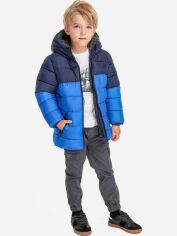 Акция на Дитяча зимова куртка для хлопчика Minoti 15coat 24 39594JNR 98-104 см Синя от Rozetka