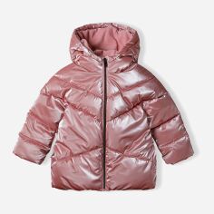 Акция на Дитяча зимова куртка для дівчинки Minoti 16coat 21 39826JNR 116-122 см Рожева от Rozetka