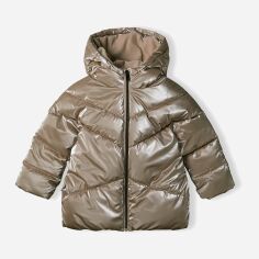 Акция на Дитяча зимова куртка для дівчинки Minoti 16coat 20 39825JNR 122-128 см Коричнева от Rozetka