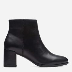 Акція на Жіночі ботильйони Clarks 26174797 40 (6.5UK) 25.5 см Чорні від Rozetka