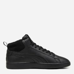 Акція на Чоловічі зимові черевики Puma Smash 3.0 Mid Wtr 39233501 40.5 (7UK) 26 см Puma Black-Shadow Gray від Rozetka