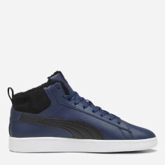 Акция на Чоловічі зимові черевики Puma Smash 3.0 Mid Wtr 39233504 44.5 (10UK) 29 см Puma Navy-Puma Black-Puma White от Rozetka