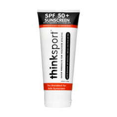 Акція на Сонцезахисний засіб для дітей та дорослих Think ThinkSport SPF 50+ Sunscreen водостійкий, від 6 місяців, 177 мл від Eva