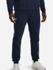 Акція на Спортивні штани утеплені чоловічі Under Armour Essential Fleece Jogger 1373882-410 2XL Сині від Rozetka