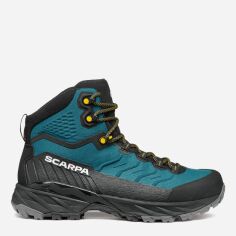 Акція на Чоловічі черевики для трекінгу високі з Gore-Tex Scarpa Rush Trk Lt Gtx 63141-200 43 (9UK) 28 см Petrol-Mustard від Rozetka