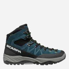 Акция на Чоловічі черевики для трекінгу високі з Gore-Tex Scarpa Boreas GTX 30023-200-2 45.5 (10 2/3UK) 29.5 см Petrol-Lime от Rozetka