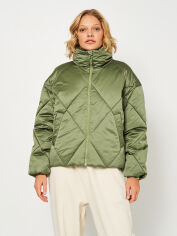 Акція на Куртка демісезонна коротка жіноча 4F Down Jacket F232 4FAW23TDJAF232-44S L Зелена від Rozetka