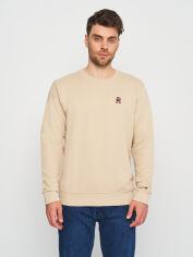Акція на Світшот чоловічий Tommy Hilfiger 11182.4 S Бежевий від Rozetka