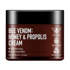 Акция на Крем для обличчя Fortheskin Bee Venom Honey & Propolis Cream із бджолиною отрутою, медом та прополісом, 60 мл от Eva