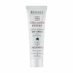 Акція на Денний крем для обличчя Revuele Collagen Expert Instant Radiance Day Cream з ліфтинговим ефектом, 50 мл від Eva