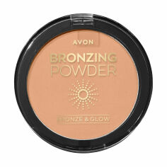 Акція на Бронзувальна пудра для обличчя Avon Bronzing Powder, Golden Bronze, 13.5 г від Eva
