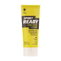 Акція на Сонцезахисний крем для тіла Sport Ready Sunscreen Cream SPF 30 з вітаміном E та пантенолом, 75 мл від Eva