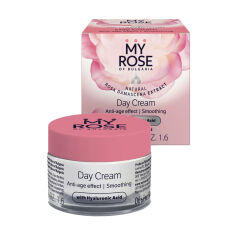 Акция на Денний крем для обличча My Rose Day Cream Anti-Age Effect, 50 мл от Eva