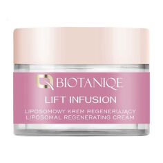 Акція на Регенерувальний крем для обличчя Biotaniqe Lift Infusion Liposomal Regenerating Cream 70+ для зрілої шкіри, 50 мл від Eva