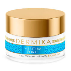 Акція на Живильний крем для обличчя Dermika Meritum Forte Face Cream для сухої та дуже чутливої шкіри, 50 мл від Eva