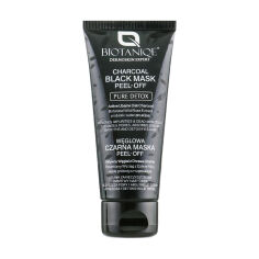 Акция на Маска-плівка для обличчя Biotaniqe Pure Detox Charcoal Black Peel-Off Mask з активованим вугіллям, 50 мл от Eva