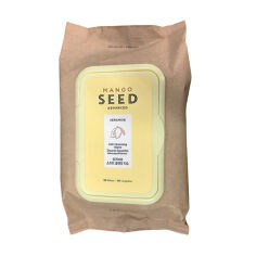 Акція на Зволожувальні очищувальні серветки з шовку The Face Shop Mango Seed Silk Moisturizing Cleansing Wipes з манго, 50 шт від Eva