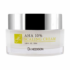 Акція на Крем для обличчя Dr.Hedison AHA 10% Scaling Cream для проблемної шкіри, 50 мл від Eva