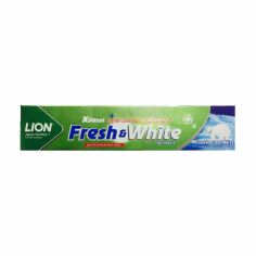 Акція на Зубна паста LION Thailand Fresh & White Fresh Cool Mint Освіжальна м'ята, 160 г від Eva