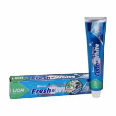 Акція на Зубна паста LION Thailand Fresh & White Extra Cool Mint Охолоджувальна м'ята, 160 г від Eva
