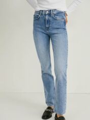 Акция на Джинси Regular Fit жіночі C&A FL2184079-Blue 38 Сині от Rozetka