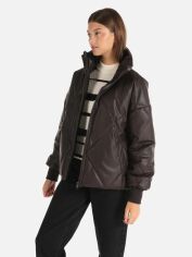 Акция на Куртка демісезонна коротка жіноча Colin's CL1064974BRW L Brown от Rozetka