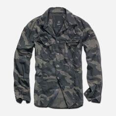 Акція на Сорочка бавовняна чоловіча Brandit Slimfit Shirt DARKCAMO 4005.4 S Різнокольорова (4005.4-S) від Rozetka