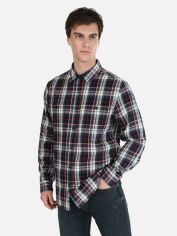 Акція на Сорочка бавовняна чоловіча Colin's CL1064640INV XXL Indigo від Rozetka